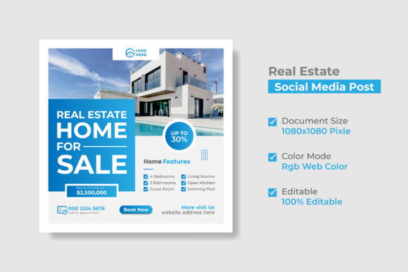 Download Real Estate Social Media Post Design - Media post Collection