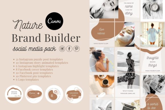 Download Canva Branding Kit Social Media Pack - Media pack Collection