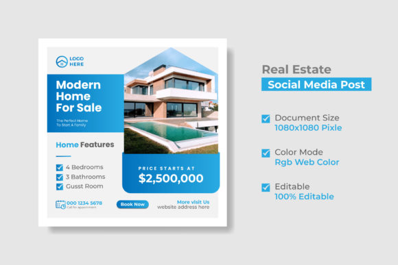 Download Real Estate Social Media Post and Web - Media post Collection