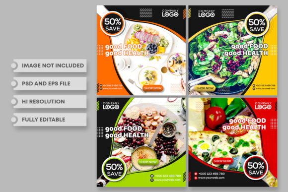 Download Social Media Post Template Graphics - Media post Collection