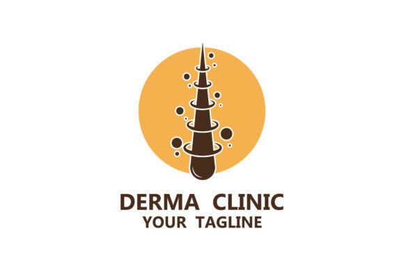 Download Clinic Dermatology Hair Care Logo Design - Premium Bundle